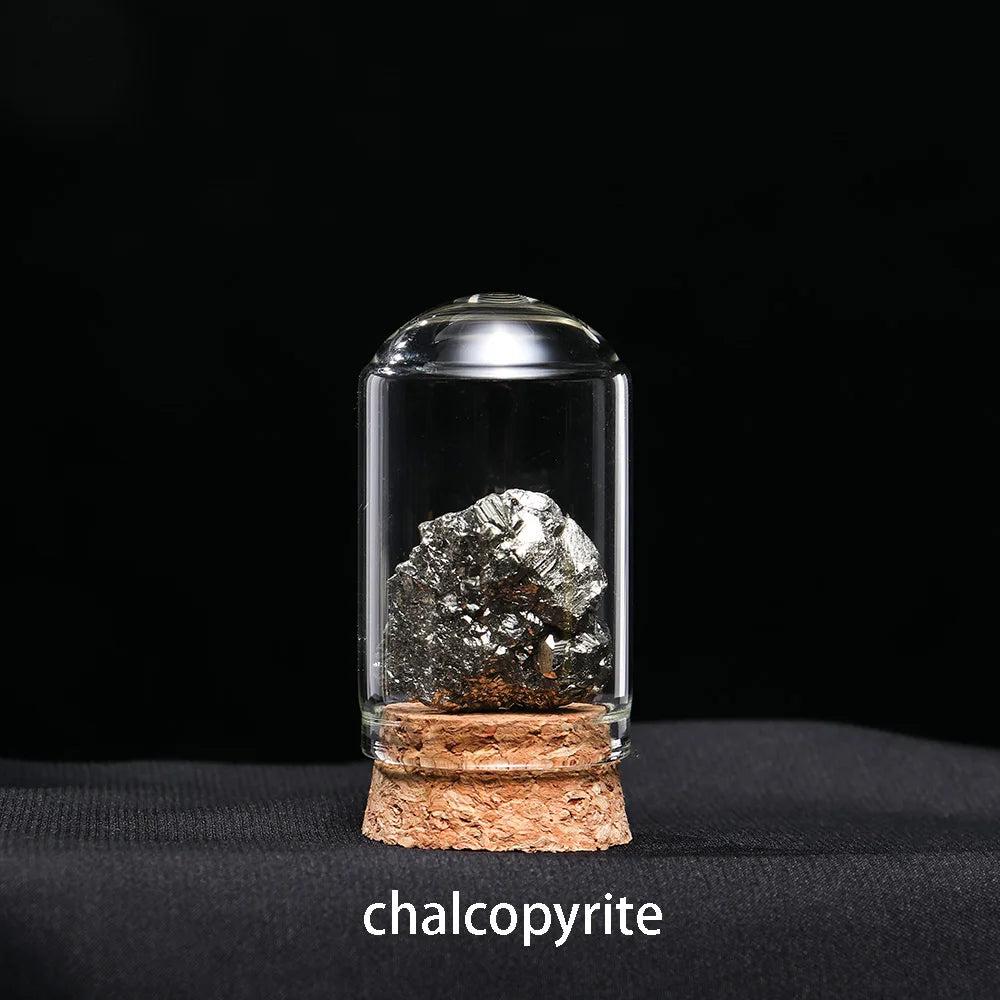 Natural Crystal Mineral Specimen Collection Bottle Rose Quartz Healthy Raw Stone Energy Quartz Home Decoration