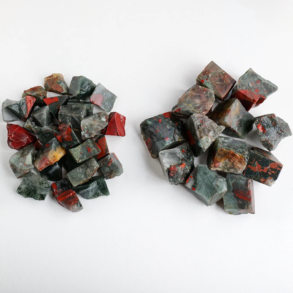 Natural Crystal Rough African Blood Stone Energy Healing Raw Stone Reiki Mineral Aquarium Home Room Decoration Fengshui