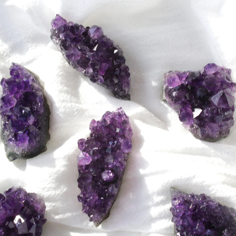 Uruguay Natural Crystal Raw Stone Energy Purple Quartz Healing Gemstone Amethyst Cluster Crystal Cave Home Decoration