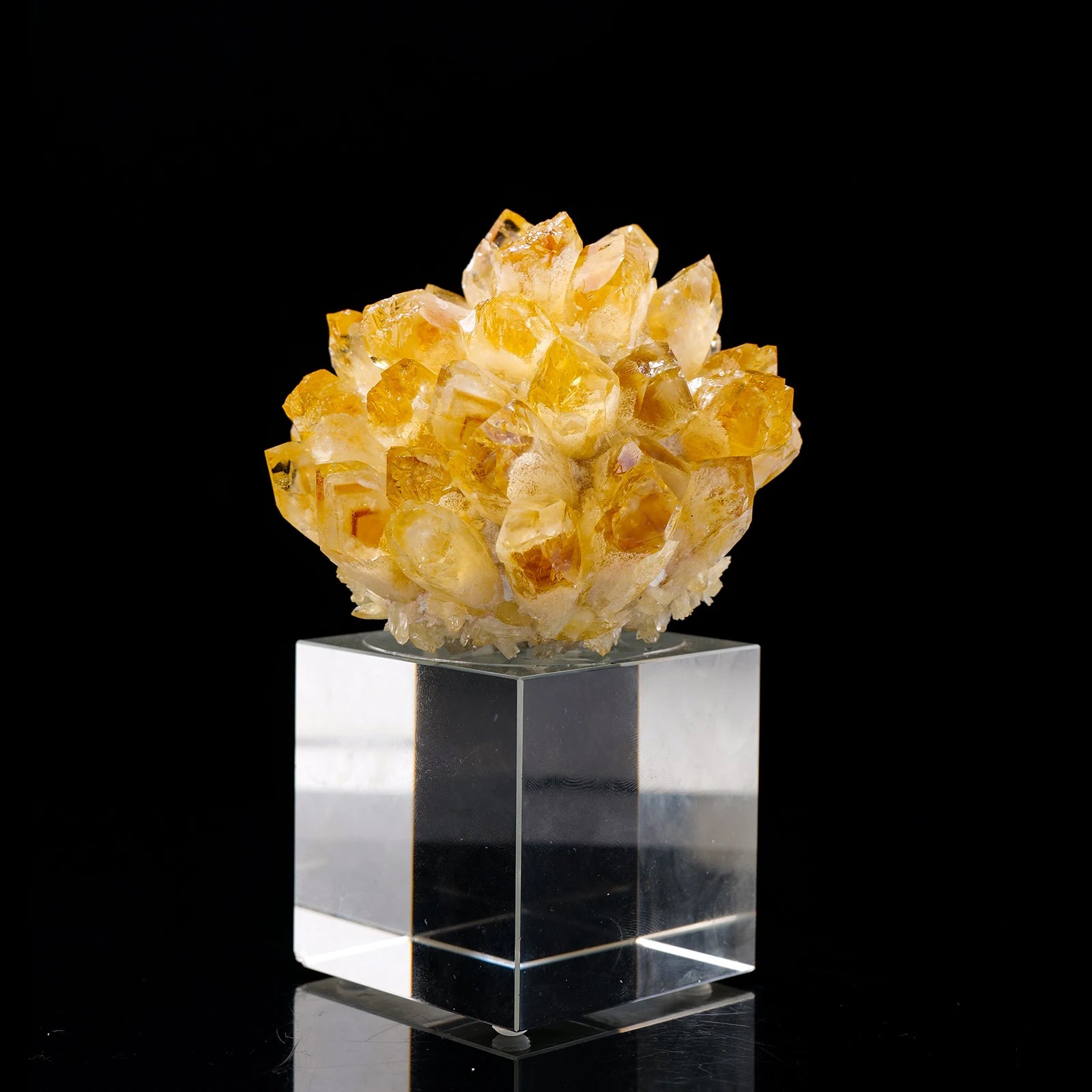 1PC  Natural Crystal Cluter Yellow Phantom Quartz Citrine Mineral Specimen Healing Stone Home Decorative Ornaments