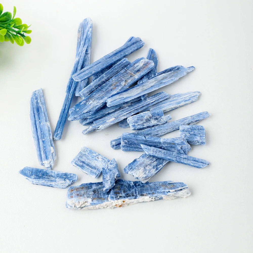 50g/bag Wholesale Natural Mineral Kyanite Crystal Specimen Stone Raw Blue Calcite Gemstone Chip For Reiki