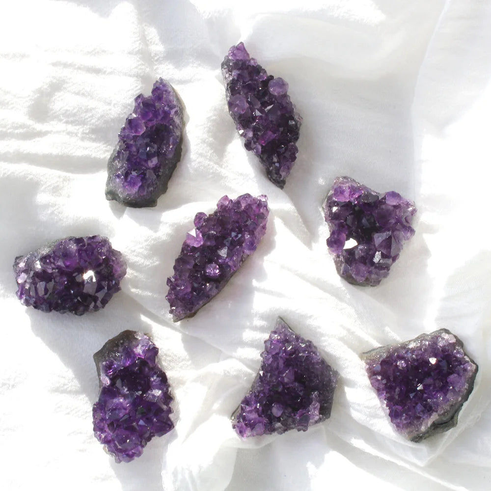 Uruguay Natural Crystal Raw Stone Energy Purple Quartz Healing Gemstone Amethyst Cluster Crystal Cave Home Decoration