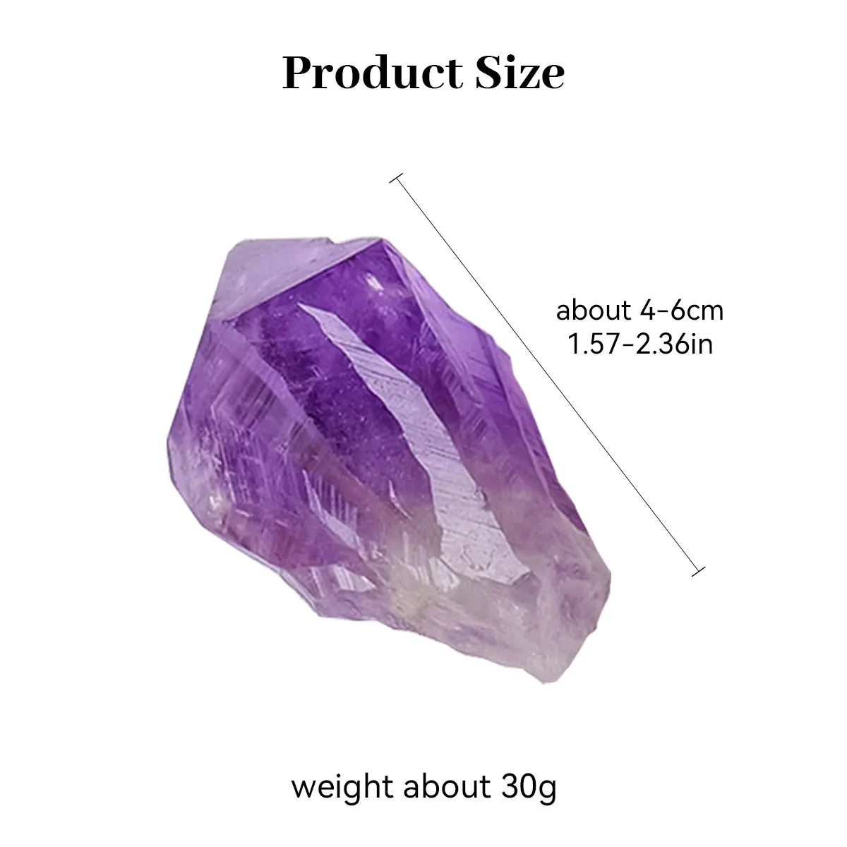 1pc Natural Purple Quartz Crystal Stones Amethyst Flowers Irregular Rough Stones Raw Crystal Rock for Wicca