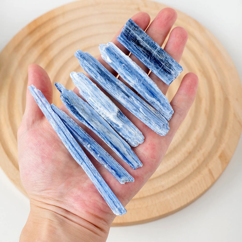 50g/bag Wholesale Natural Mineral Kyanite Crystal Specimen Stone Raw Blue Calcite Gemstone Chip For Reiki