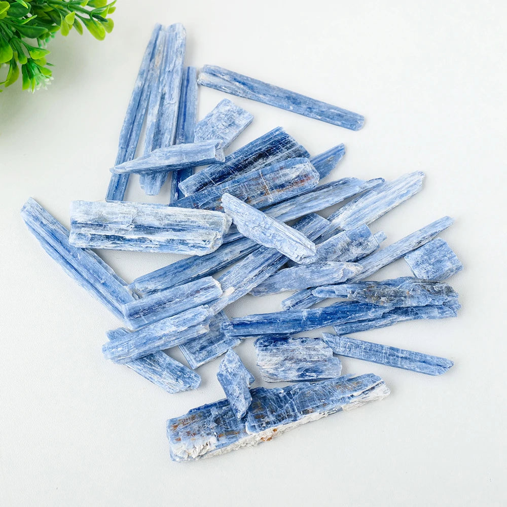 50g/bag Wholesale Natural Mineral Kyanite Crystal Specimen Stone Raw Blue Calcite Gemstone Chip For Reiki