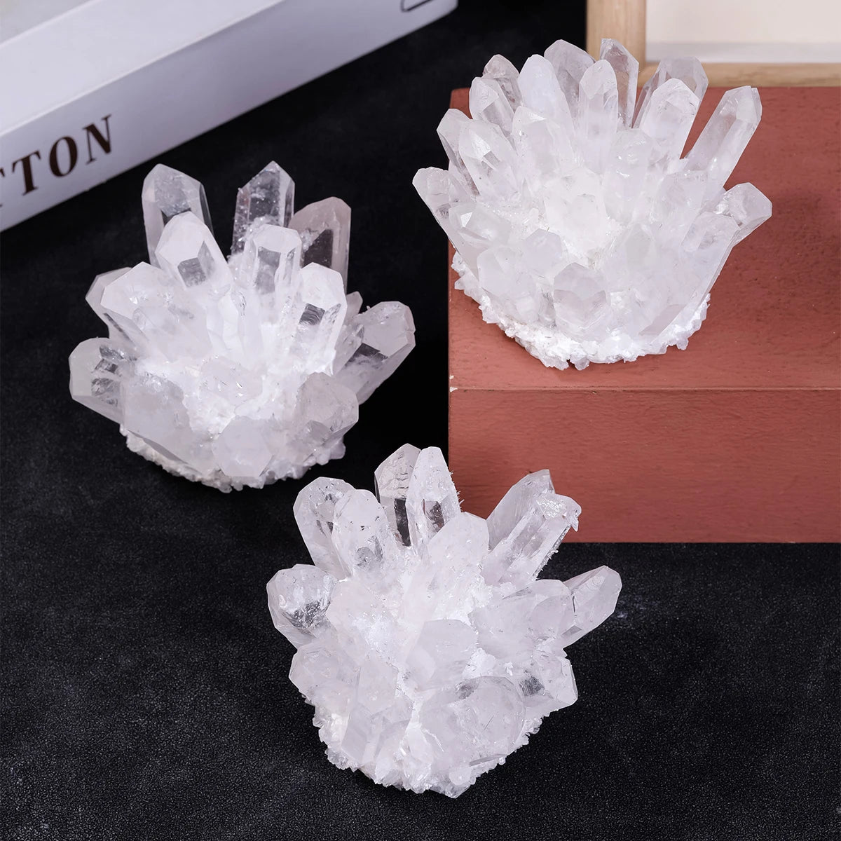 1PC Natural Raw Quartz Crystal Cluster Healing Stones Crystal Point Specimen Home Decoration Raw Crystals