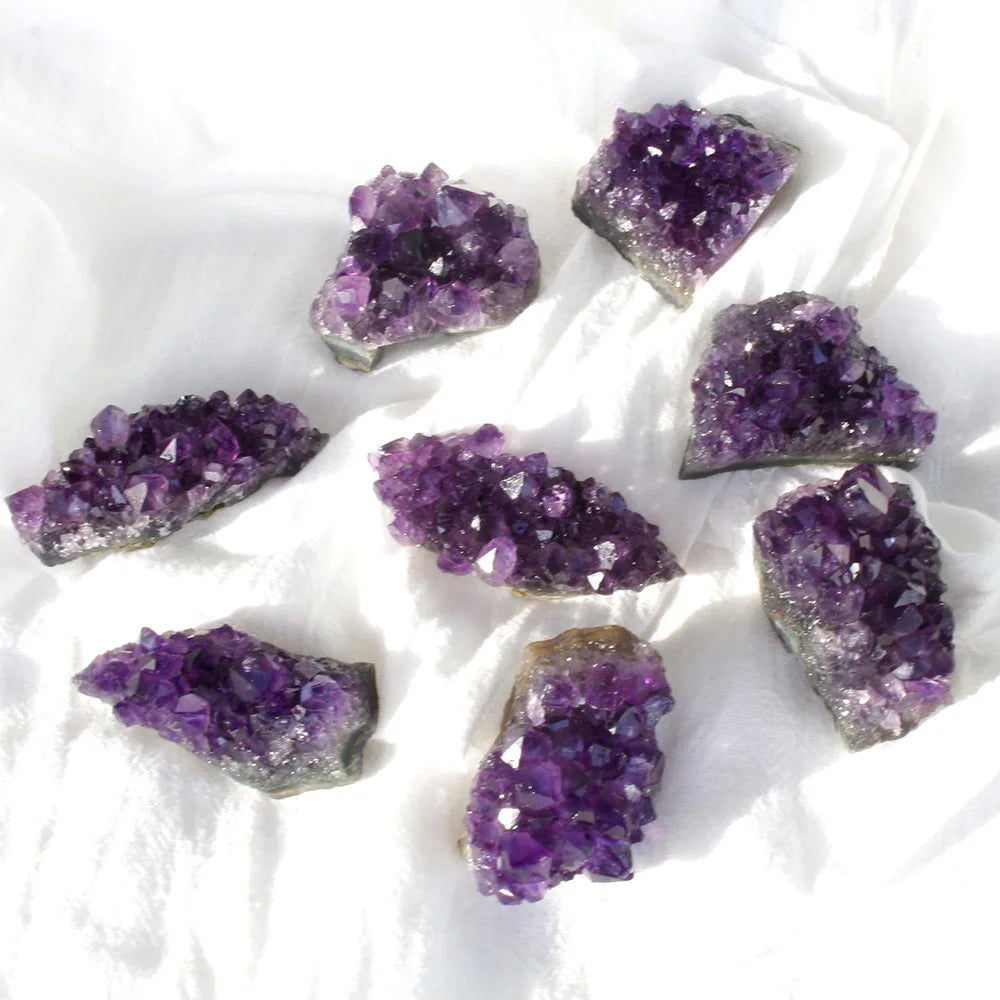 Uruguay Natural Crystal Raw Stone Energy Purple Quartz Healing Gemstone Amethyst Cluster Crystal Cave Home Decoration