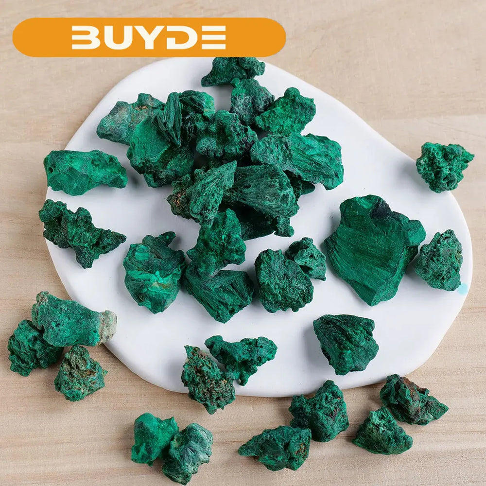 50g/bag Natural Green Malachite Stone rough Crystal Clastic Rock Cube Collectible Minerals Specimen for Home Decor