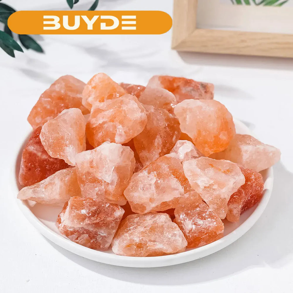 50g/Bag Natural Orange Salt Stone Raw Stone Rough Orange Quartz Unpolished Home Garden Decoration Ornaments