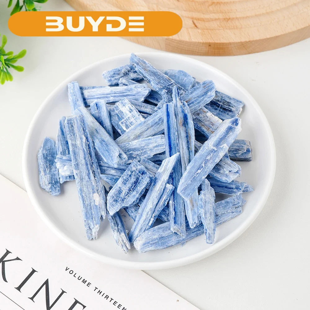 50g/bag Wholesale Natural Mineral Kyanite Crystal Specimen Stone Raw Blue Calcite Gemstone Chip For Reiki