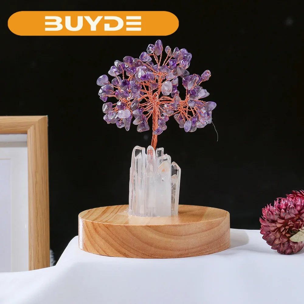 Natural Rose quartz Crystal lamp Nightstand light Crystal gem making USB interface Health energy gem for gifts