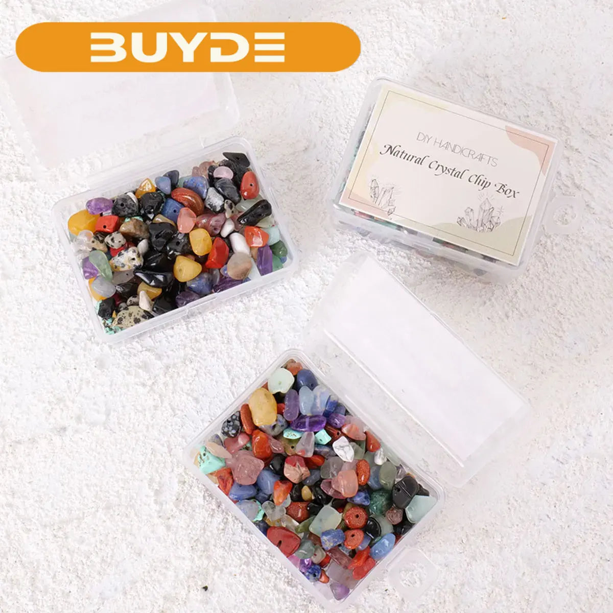 1box Natural Stones Mixed Crystal Material Crystal Gravel Stone Chips Ore Minerals Reiki Specimen Gemstones Aquarium Decoration